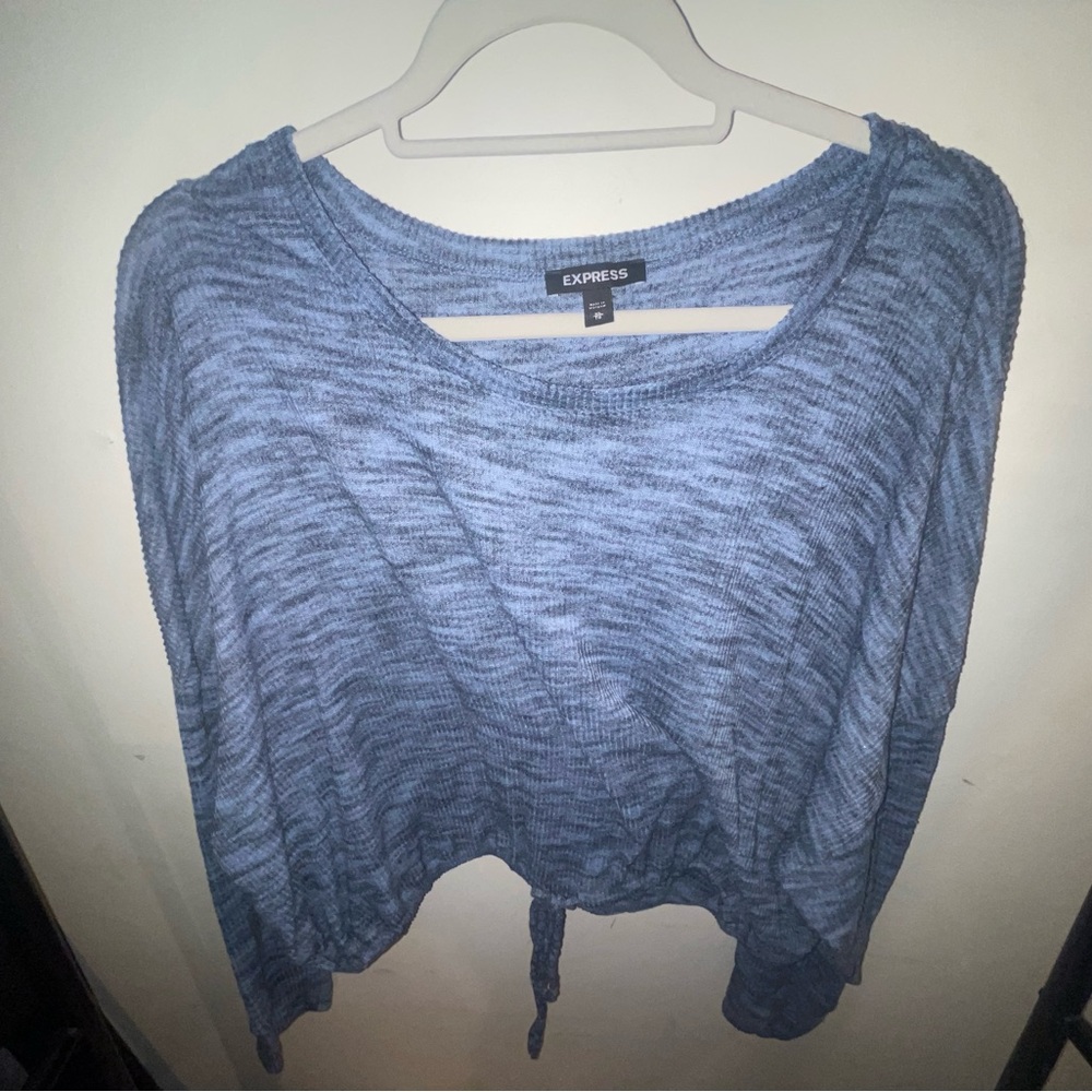 blue sweater